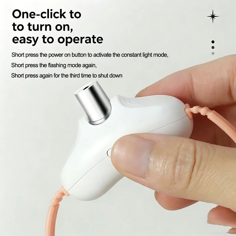 Smart Laser Cat Teaser Collar, Hands-Free USB Rechargeable LED Laser Pet Toy For Kitten Relieve Anxiety Pet Supplies