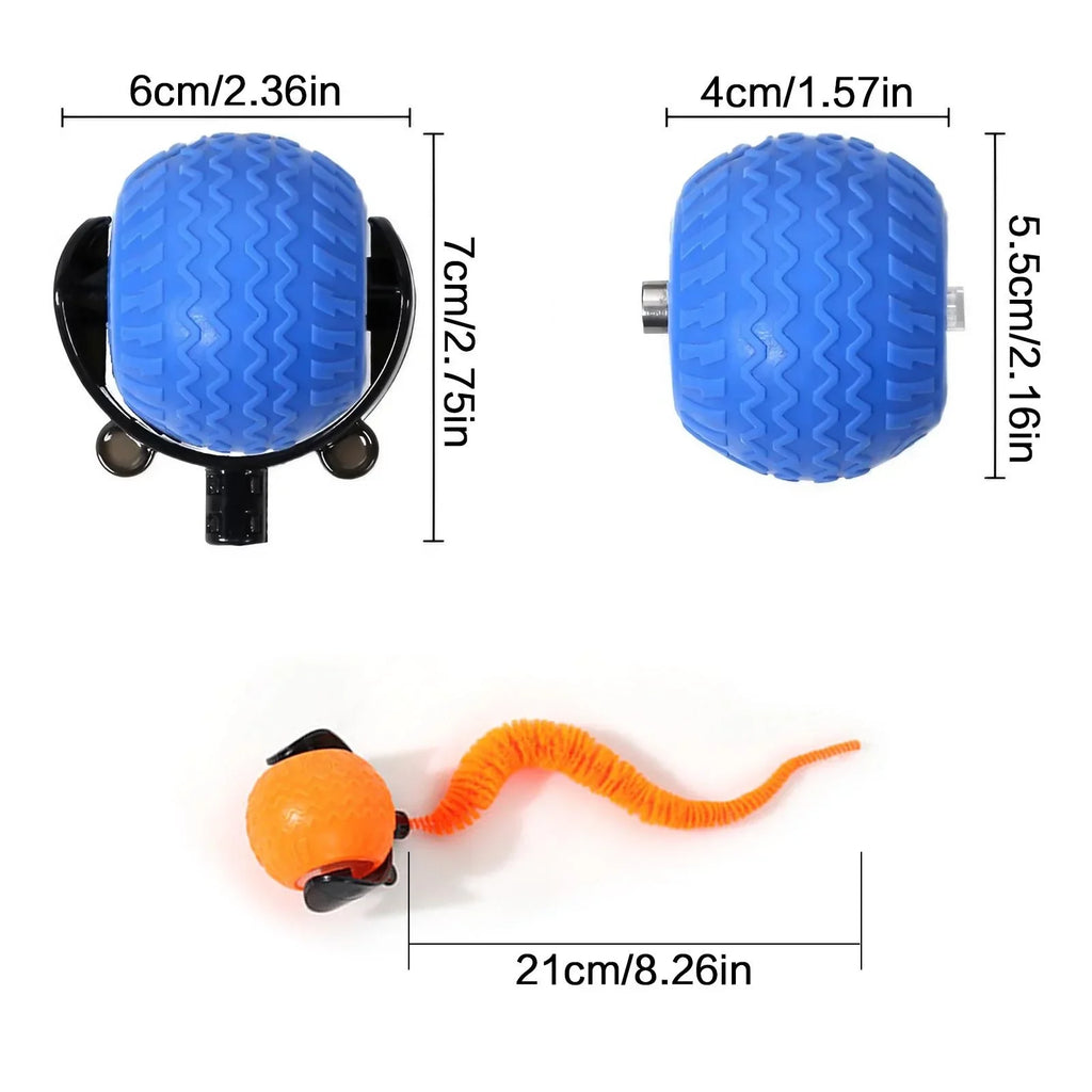 Automatic Rotating Smart Obstacle Avoidance LED Interactive Cat Toy 360 Degree Pet Playful Teasing Ball