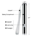 Battery Laser Pointer Cat Dog Toy - Safe Pet & Child Gift, Durable for Indoor Outdoor Play (Batteries Not Included)
